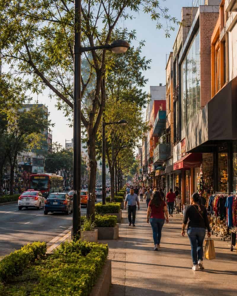 Comercio y avenidas en la zona de La Villa e Insurgentes Norte